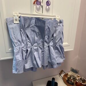 DO+BE Sky Blue Ruched Top